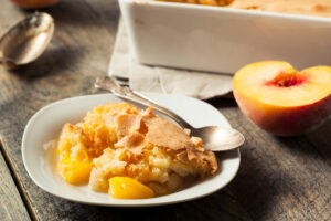 Really Easy Peach Cobbler